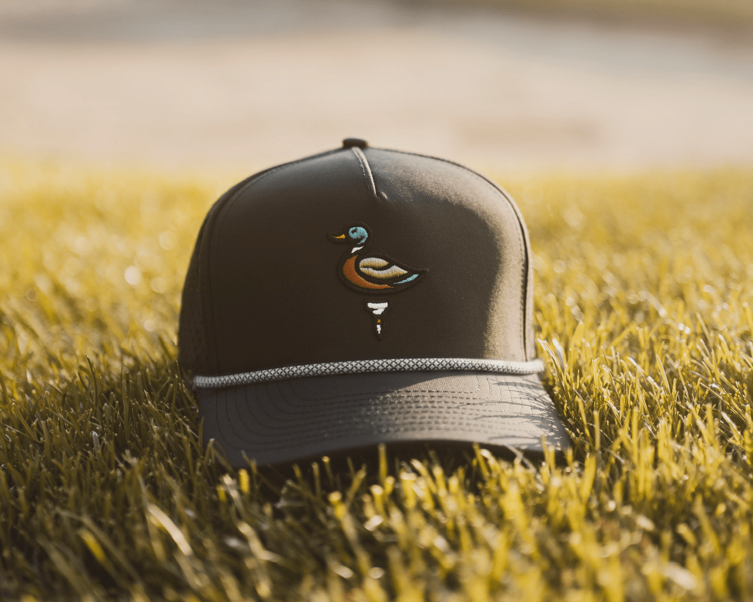 The Duck Hook - Black Roped Performance Hat - The HRTLND