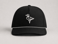 The Duck Hook - Stroke Logo - Black Roped Performance Hat - The HRTLND