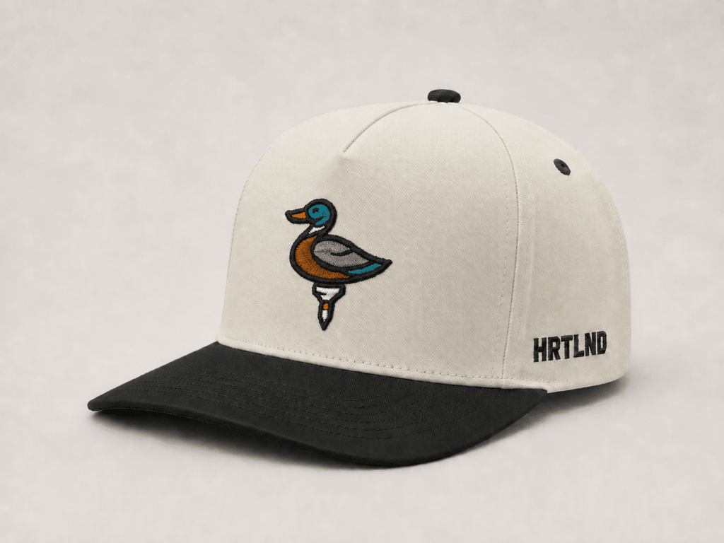 The Sand Trap - Tan and Black Hat - The HRTLND