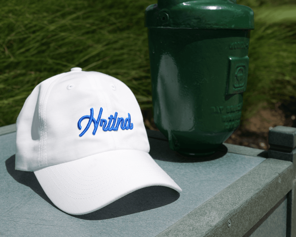 The Sunday - White/Blue - Relaxed Fit Hat - The HRTLND