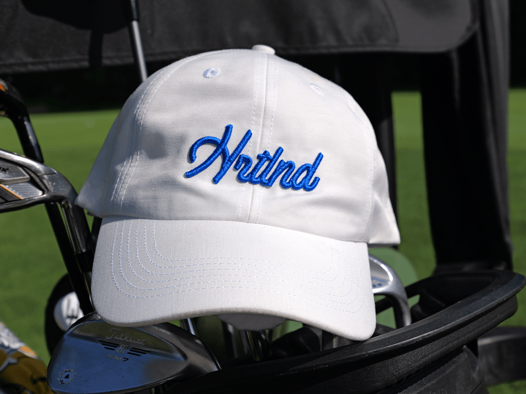 The Sunday - White/Blue - Relaxed Fit Hat - The HRTLND