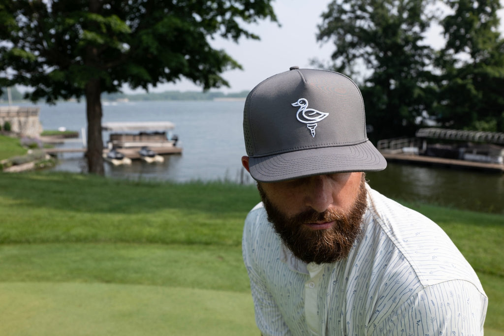 The XL Bomber - Gray Performance Hat - The HRTLND